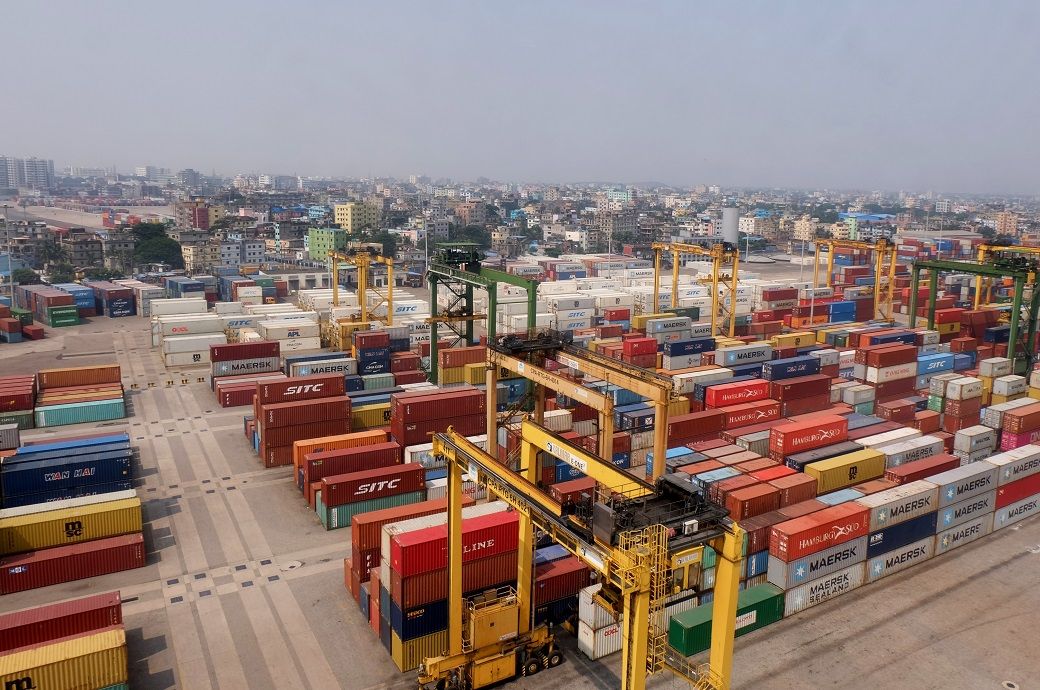 Holidays lead to containers piling up at Bangladesh’s Chattogram port