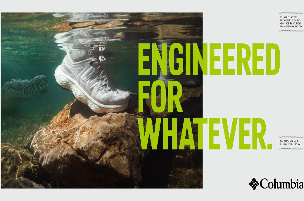 US brand Columbia unveils bold bew 'Engineered for Whatever' campaign