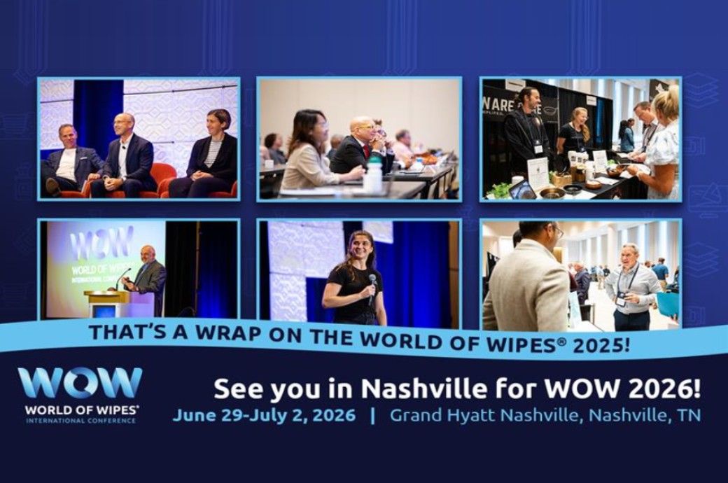 WOW 2025 brings global wipes industry together in Ohio