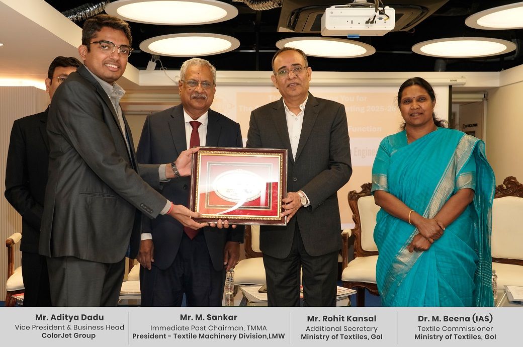  ColorJet Group wins TMMA Special Export Award 2024–25