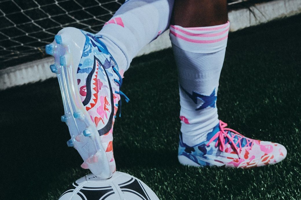 German brand Adidas & BAPE unveil new football-inspired collection