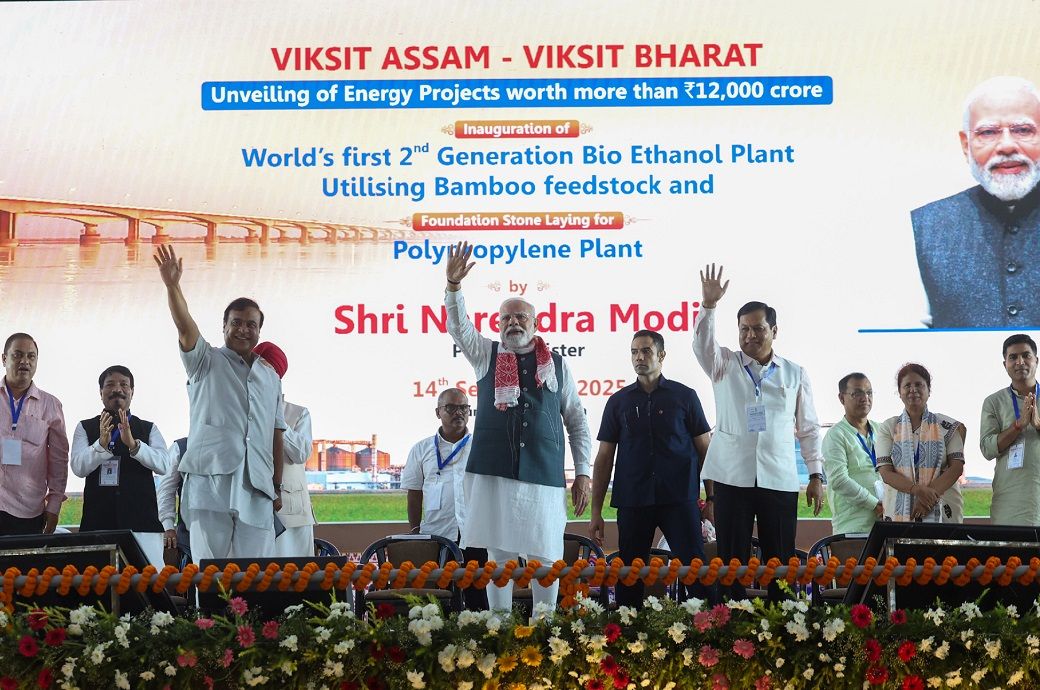  PM Modi launches bioethanol & polypropylene projects in Assam