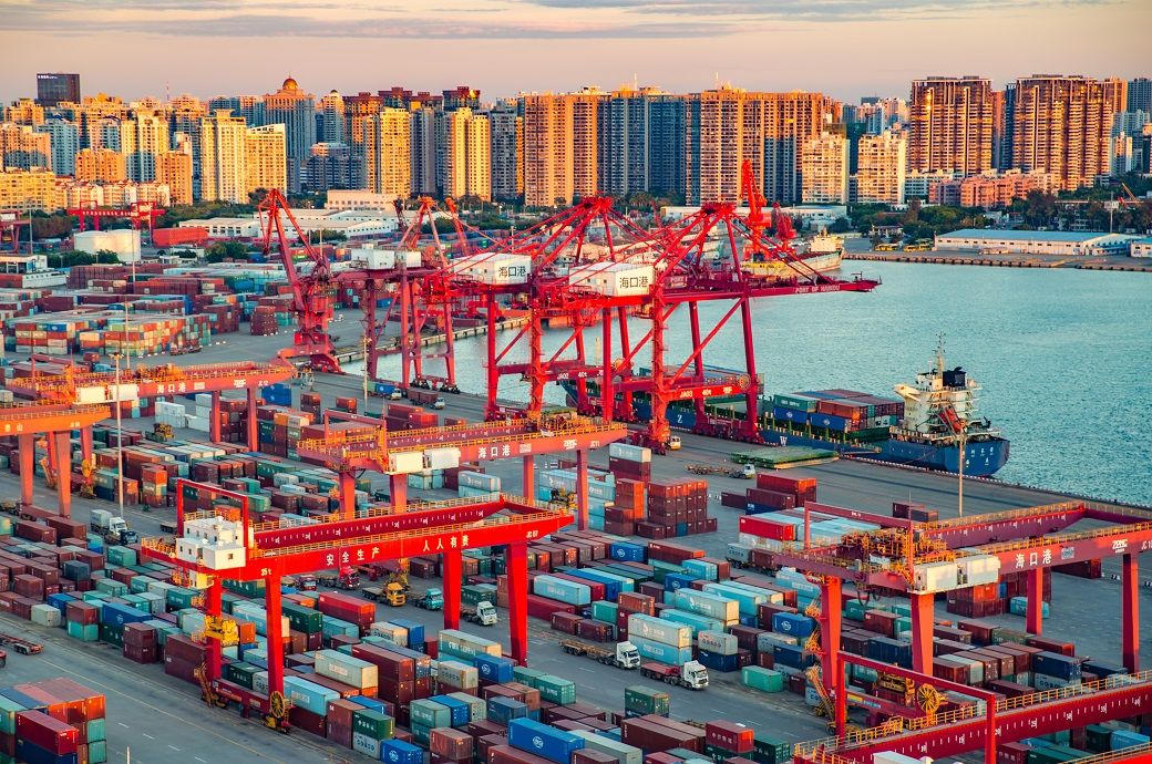China's land-sea trade corridor cargo surges 70% in 9M 2025