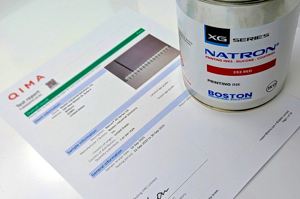 Boston Industrial's XG Ink passes global compliance tests 