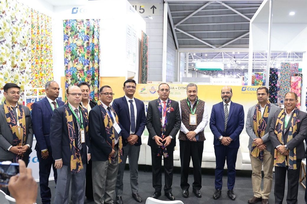  Rohit Kansal inaugurates ColorJet pavilion at ITMA Asia Singapore