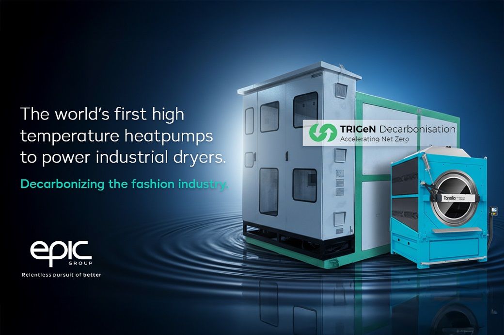 Epic Group installs high-temp heat pumps to power industrial laundry