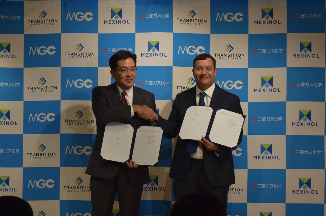  Transition Industries & MGC sign methanol deal in Japan