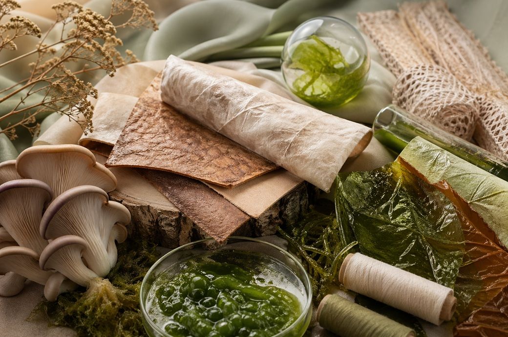 Bio-based textiles boom: Algae fibres and mushroom leather rise