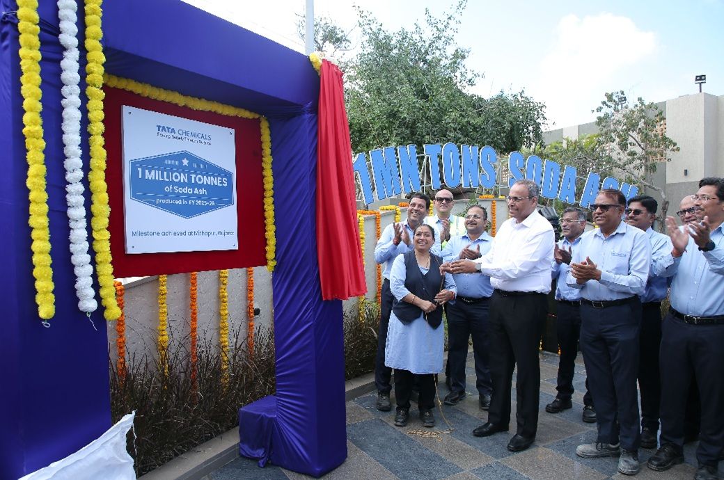 Tata Chemicals marks 1 million tonne soda ash production at Mithapur
