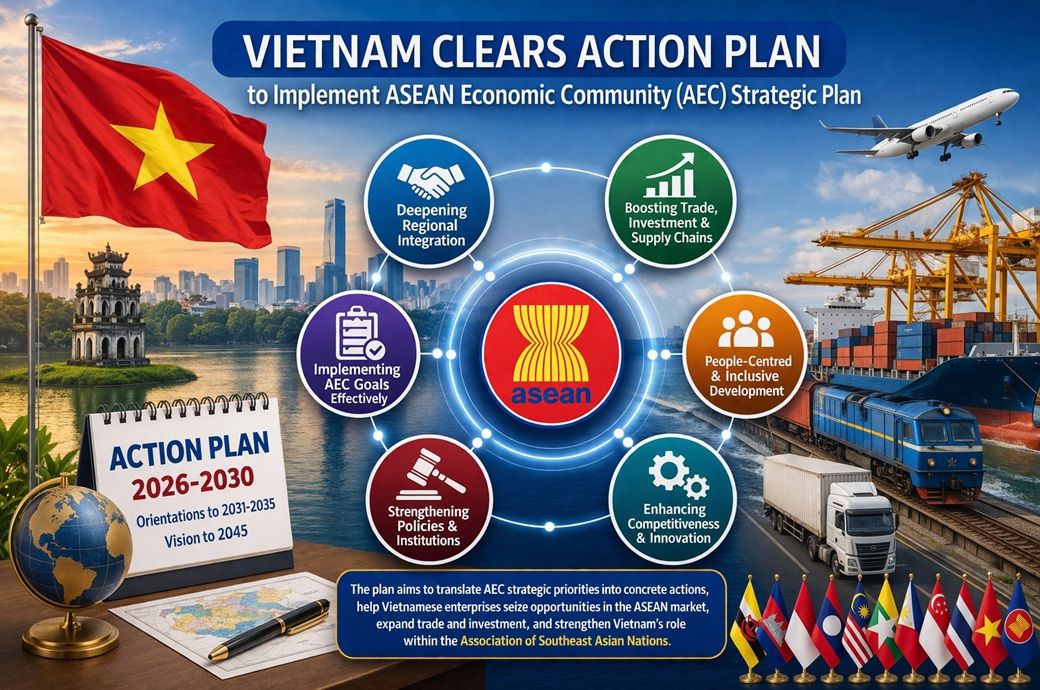 Vietnam clears strategy to implement ASEAN Economic Community plan