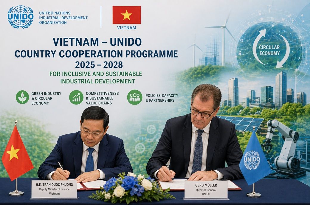 UNIDO, Vietnam sign $72-mn sustainable industrial partnership