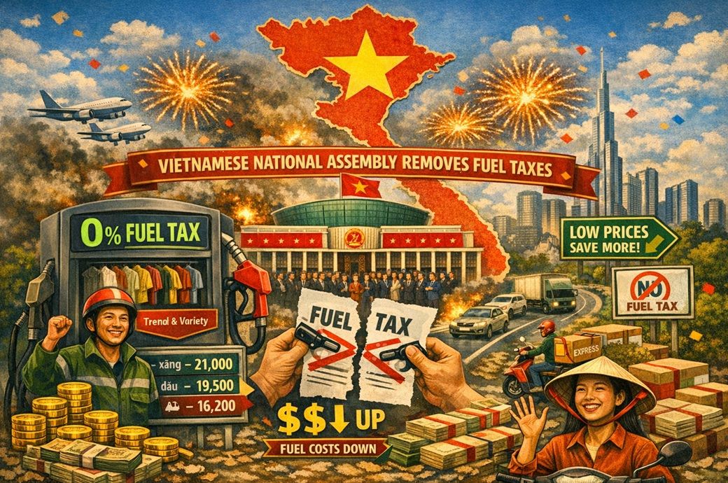Vietnamese National Assembly removes fuel taxes till June end
