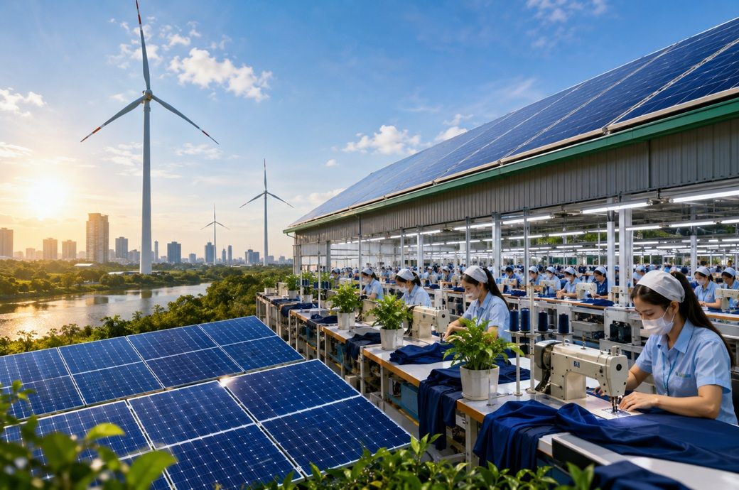 Cambodia’s clean-power garment premium