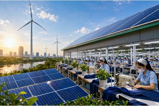 Cambodia’s clean-power garment premium
