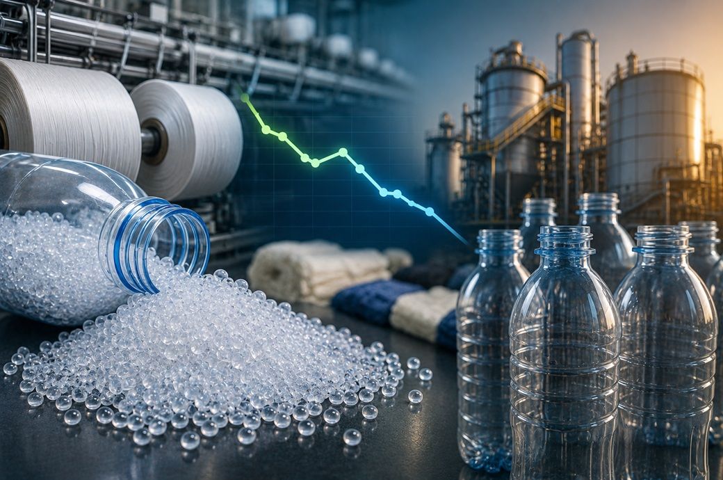 PET prices decline after April peak amid weak polyester operating rate PET prices decline after April peak amid weak polyester operating rate
