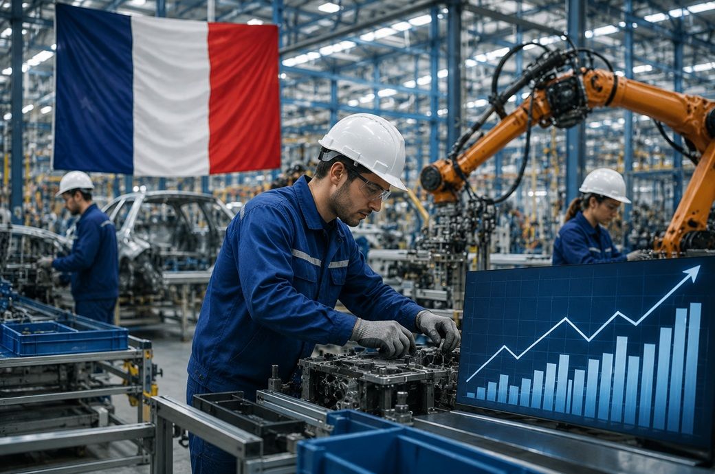 French manufacturing sector biz climate brightens again in May: INSEE
