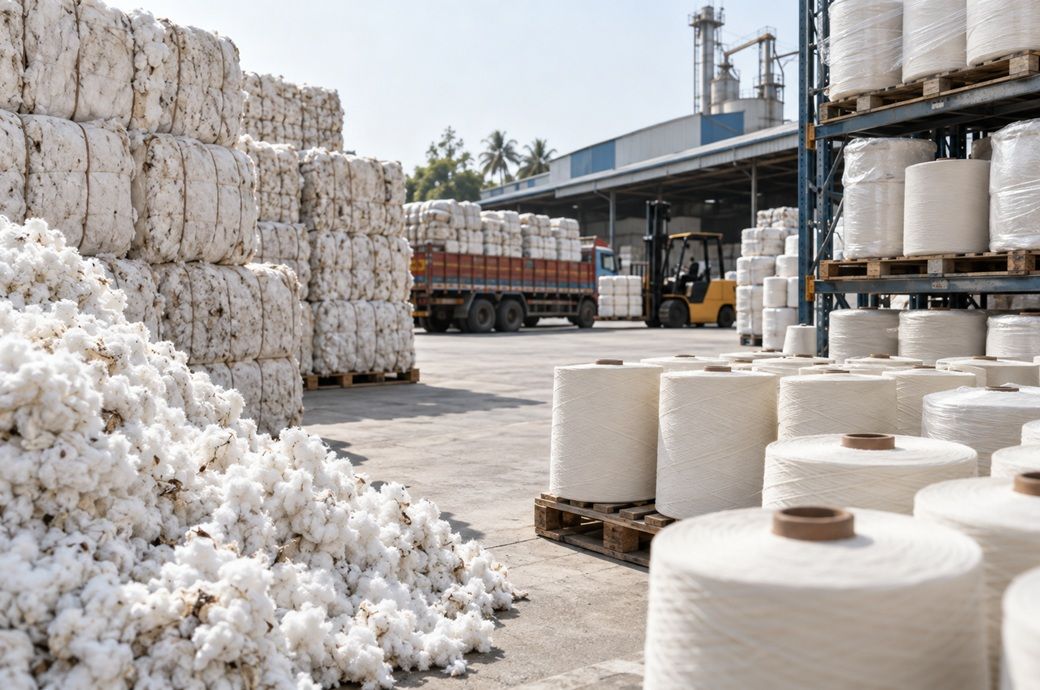 South Indian cotton yarn prices fall on weak demand South Indian cotton yarn prices fall on weak demand