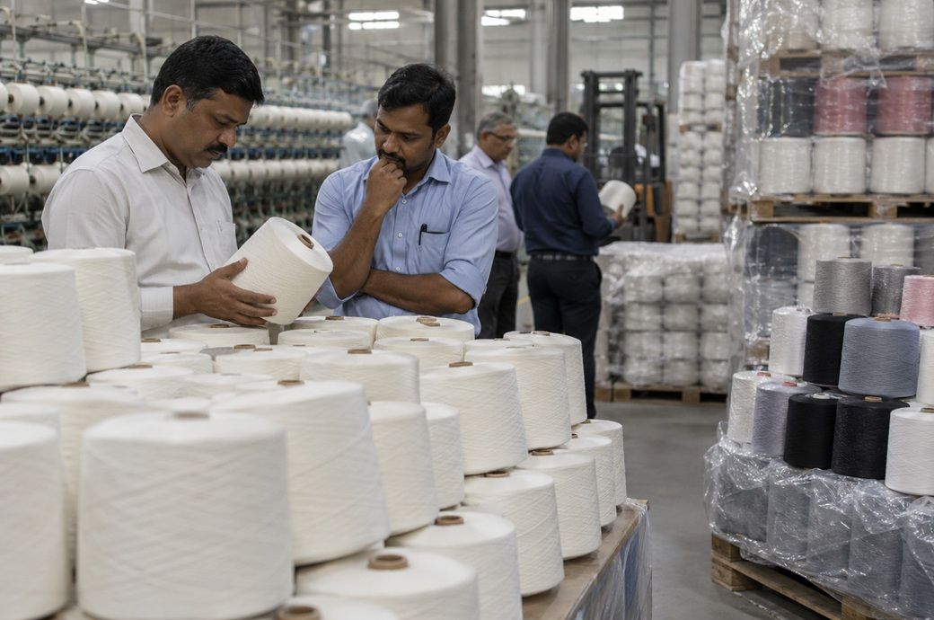 South India cotton yarn prices steady as demand stays weak South India cotton yarn prices steady as demand stays weak