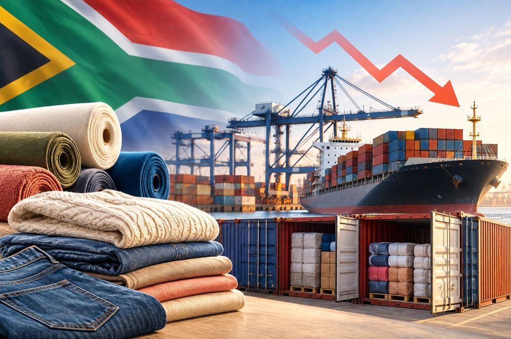 South Africa’s textile & apparel imports down 5.5% in Jan-Aug South Africa’s textile & apparel imports down 5.5% in Jan-Aug