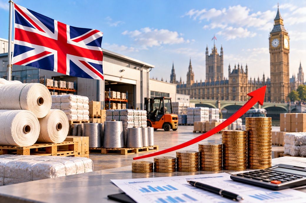 Three Inputs UK producer input inflation rises to 8.3% in September - Fibre2Fashion