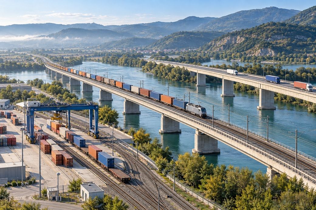 Transportion Layout Bulgaria, Greece & Romania speed South-East Europe transport links ...