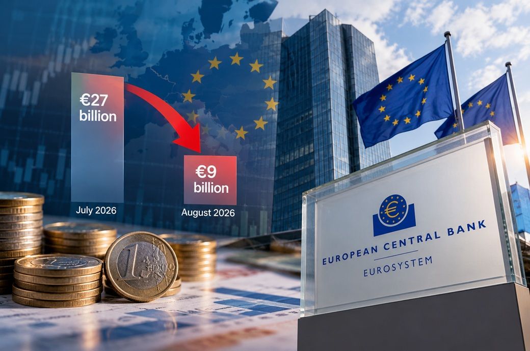 Euro area’s current account surplus narrows sharply in August 2026 Euro area’s current account surplus narrows sharply in August 2026