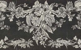 Floral Rug Design of the Early Victorian Period