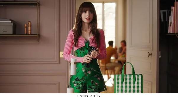emily in paris green dress season 4 Emily in Paris' Looks That Are Anything but Demure (and Forget About Mindful)