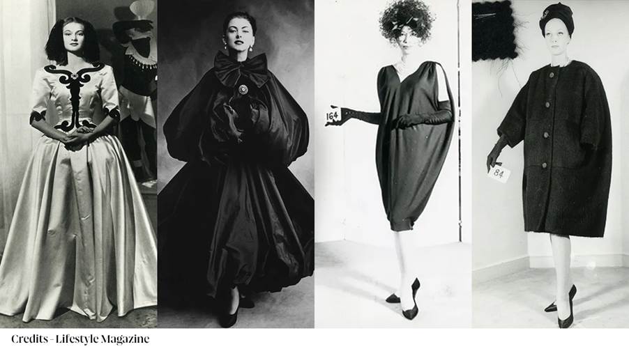 A collage of women in different dresses
Description automatically generated