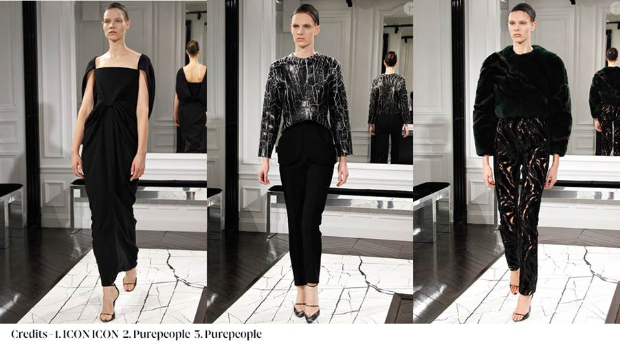 A collage of a person in black
Description automatically generated