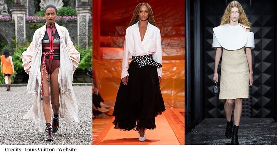 A collage of women in different outfits
Description automatically generated