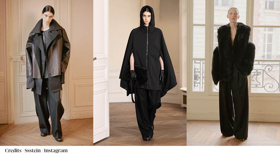 A collage of a person wearing all black
Description automatically generated