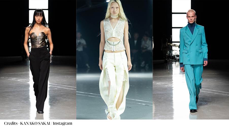 A person walking on a runway
Description automatically generated