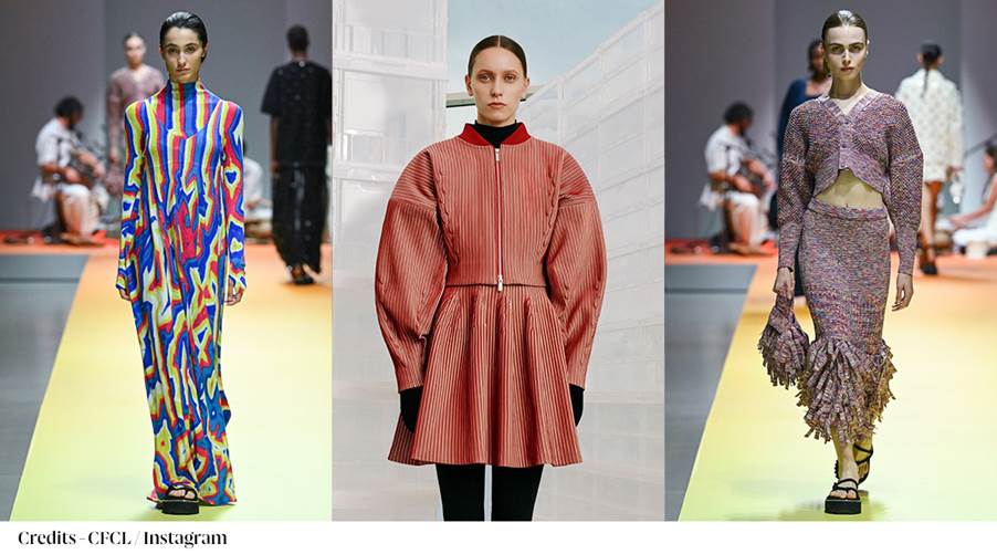 A collage of women in different outfits
Description automatically generated