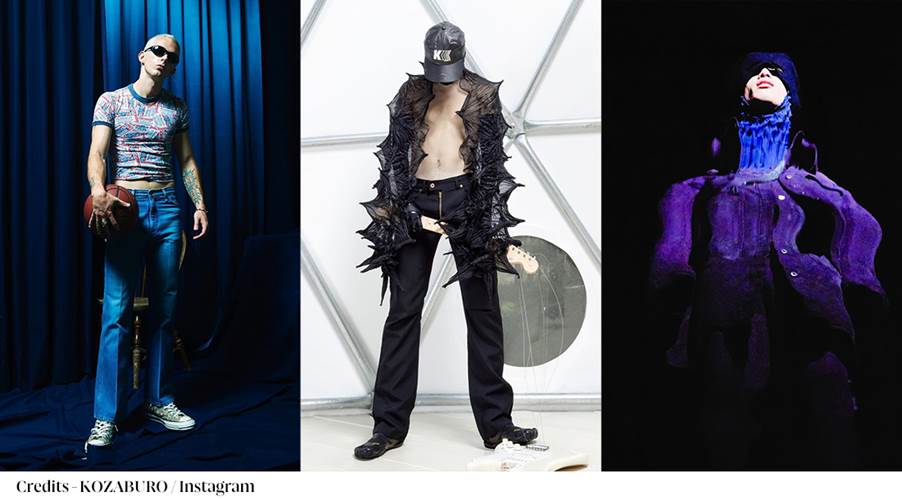 A collage of a person wearing a black hat and a jacket
Description automatically generated