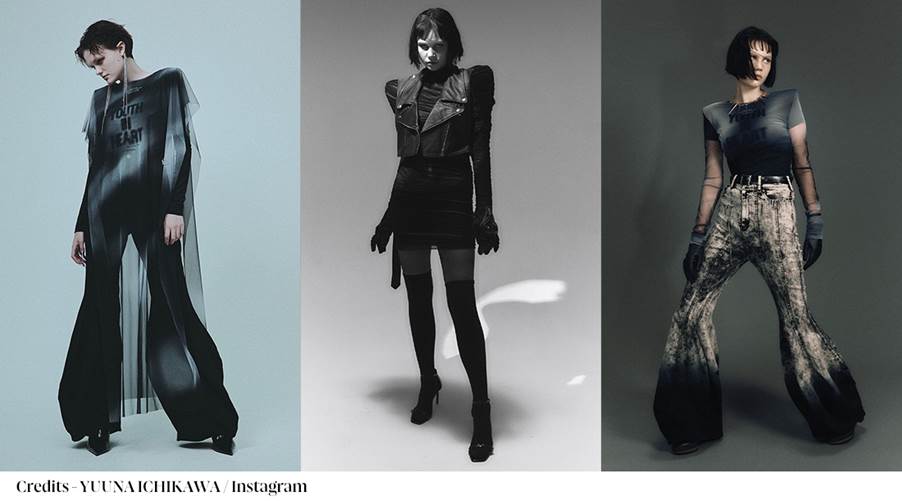 A collage of women in different outfits
Description automatically generated