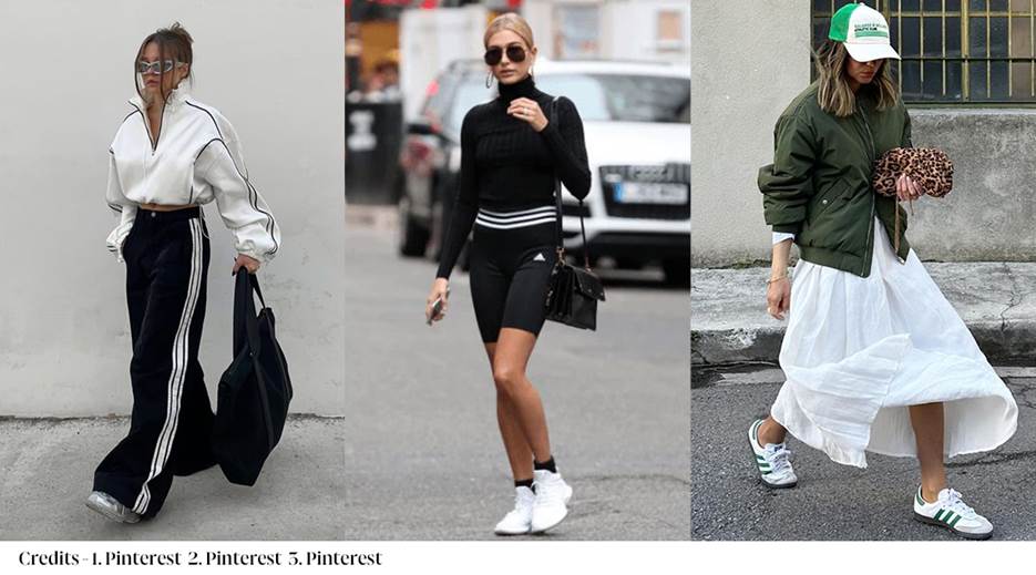 A collage of women in different outfitsDescription automatically generated