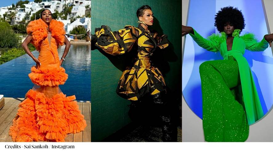 A collage of women in different dresses

AI-generated content may be incorrect.