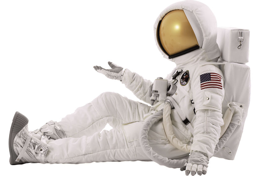 A person in a white space suit
AI-generated content may be incorrect.