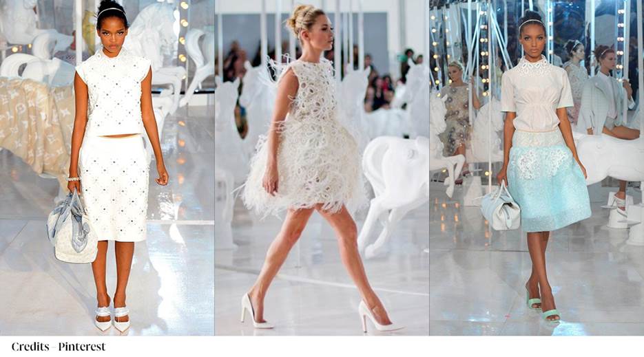 A collage of women in white dresses

AI-generated content may be incorrect.