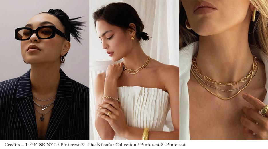 A collage of a person wearing jewelry

AI-generated content may be incorrect.