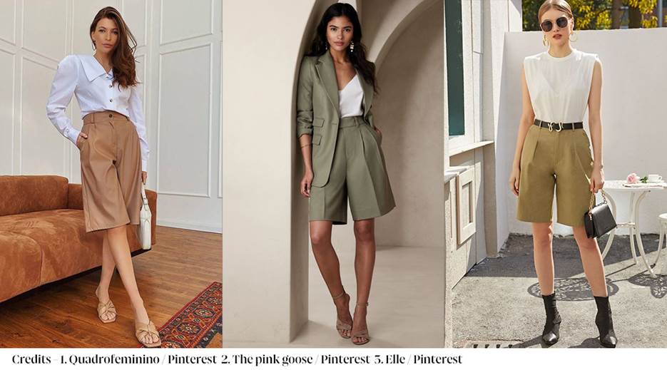 A collage of women in different outfits AI-generated content may be incorrect.