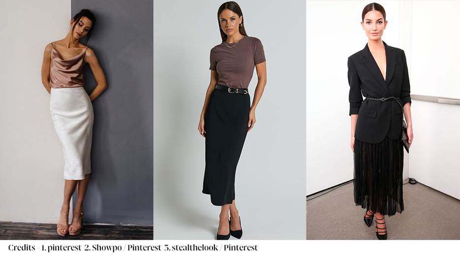 A collage of women in different outfits AI-generated content may be incorrect.
