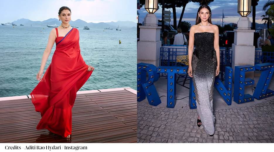 A person in a red dress AI-generated content may be incorrect.