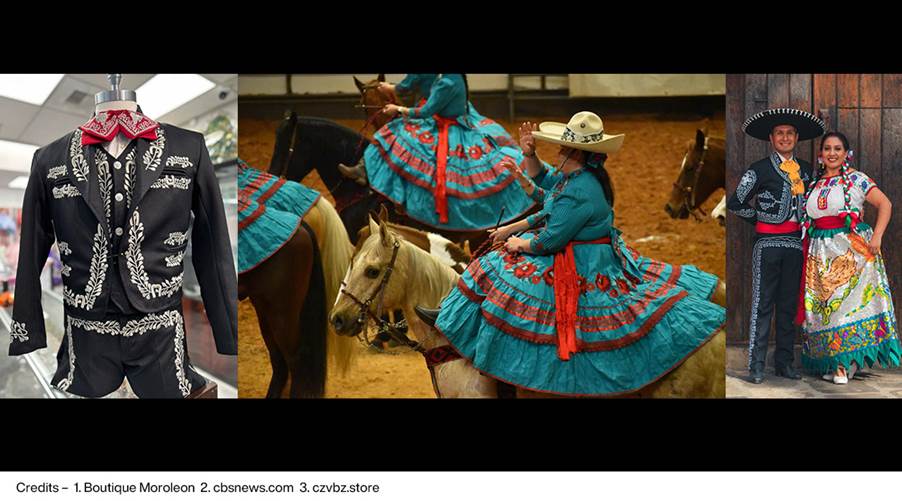 Charro Azteca Charro Suits & Puebla Dresses: History, Meaning, Styles, and Cultural ...