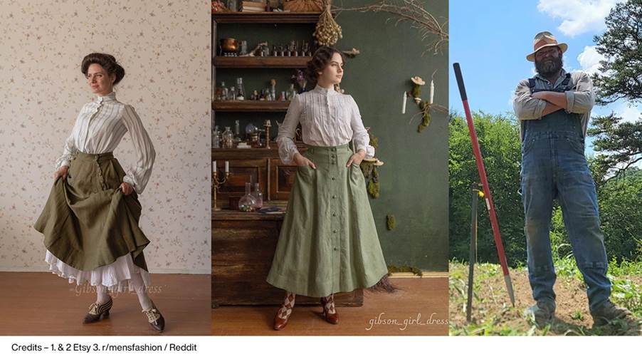 A collage of a person in a skirt

AI-generated content may be incorrect.