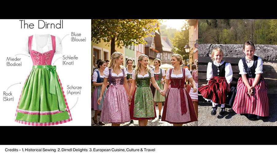 A group of women wearing dresses

AI-generated content may be incorrect.