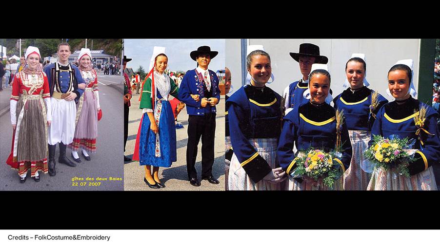 Several people wearing traditional clothing

AI-generated content may be incorrect.