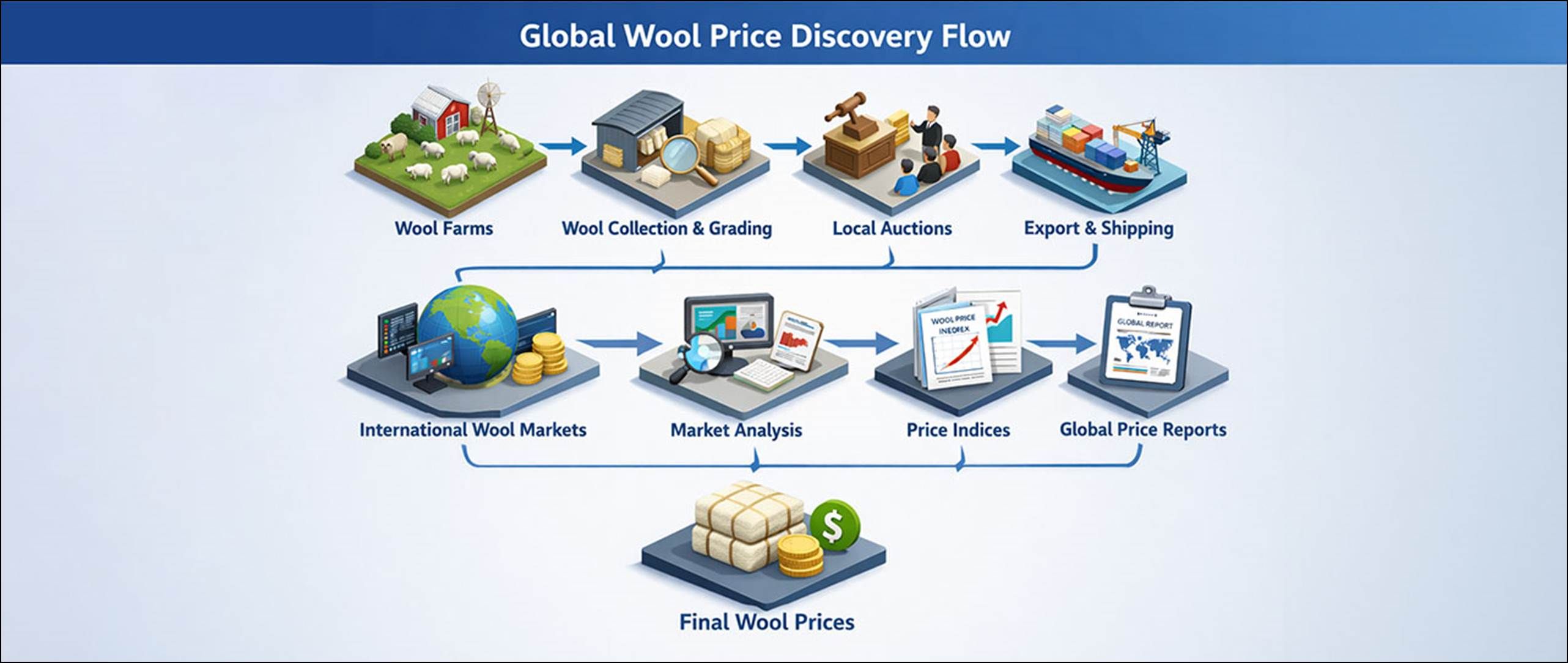 How Buyers Track Global Wool Prices Accurately - Fibre2Fashion