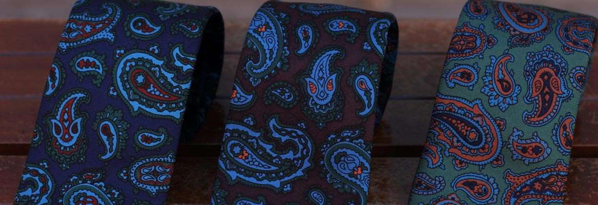 A Short History About An English Madder Silk Tie